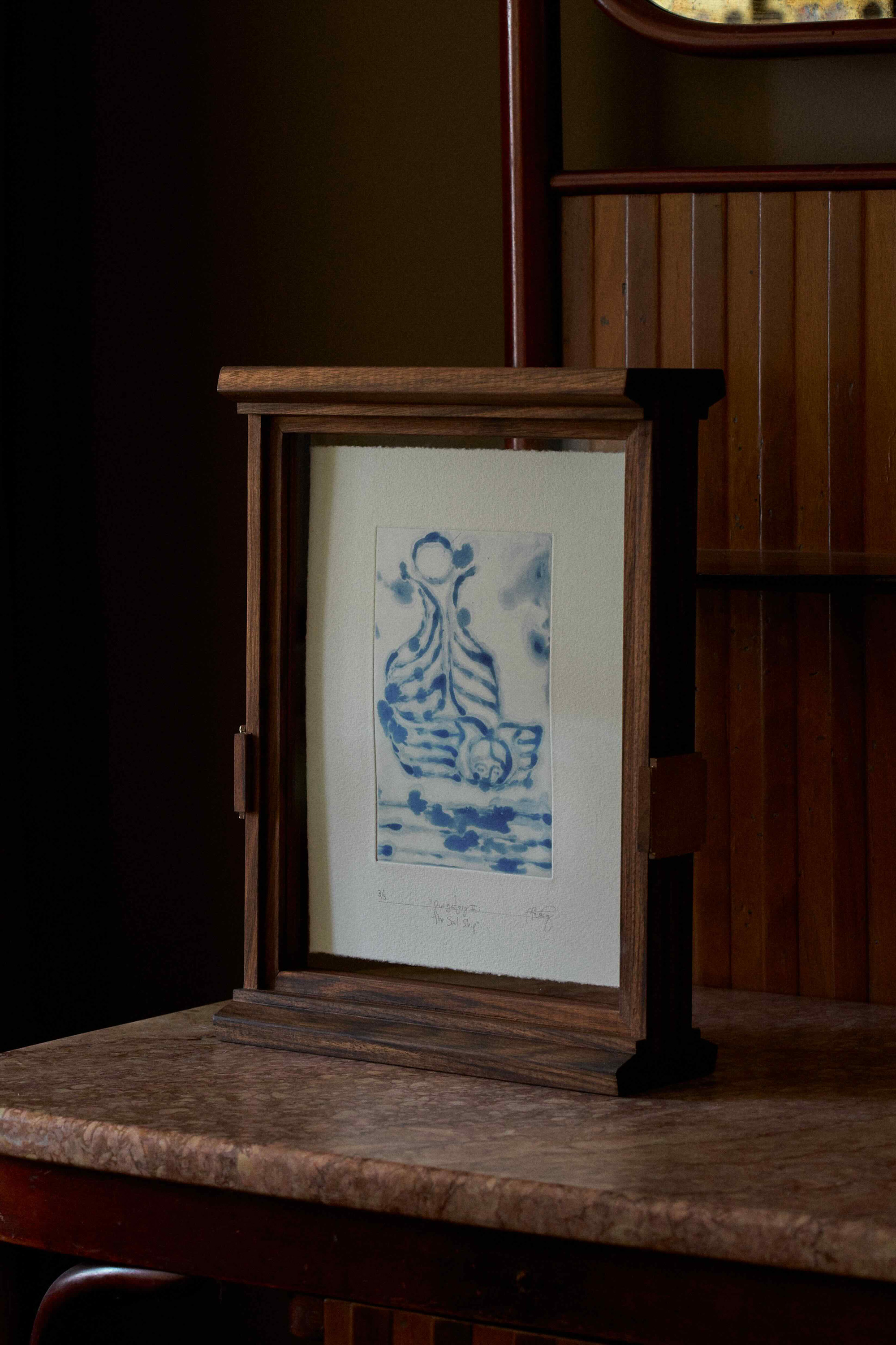 Tabernacle frame designed by Mentze Ottenstein