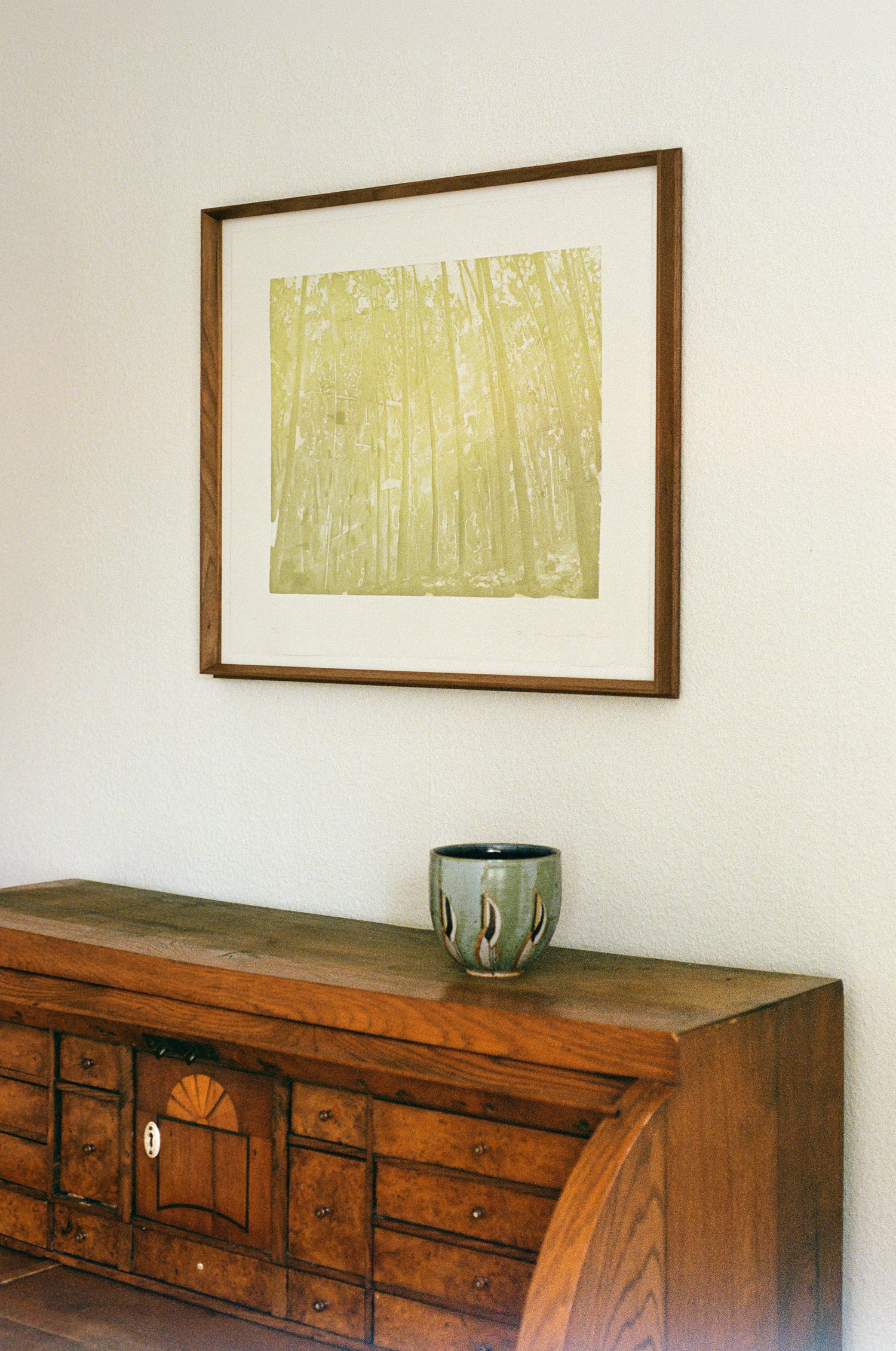 Mentze Ottensitein Walnut frame with Matt Saunders artwork from BORCH Editions